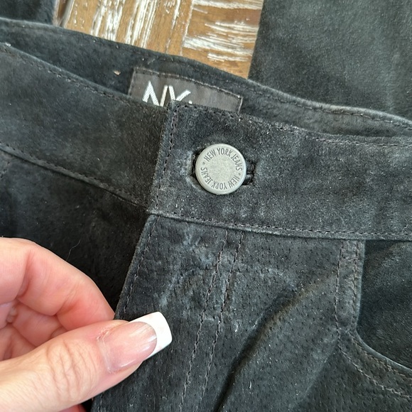 NY Jeans - Leather pants - EUC - Picture 3 of 14